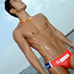 Second pic of Aussie Speedo Guy is a Bisexual Aussie Guy who loves speedos.