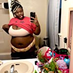 Fourth pic of Ebony BBW Oils Her Body and Fucks Her Creamy Pussy by Gothic Goddess | Faphouse
