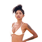 First pic of Barbie Rous Takes off her White Bikini