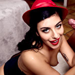 Fourth pic of Gal Ritchie eagerly sucks and fucks the cock in this sensational porn parody