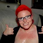 Fourth pic of Divorced British Housewife Blowbang Bukkake &bull;