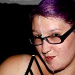Fourth pic of Curvy British Amateur BBW Bukkake Debut! &bull;