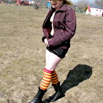 Fourth pic of Dirty Public Nudity. Hot amateur babes naked in public!