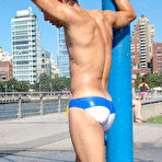 Fourth pic of Aussie Speedo Guy is a Bisexual Aussie Guy who loves speedos.
