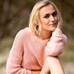 First pic of Vika P Strips Naked Outside