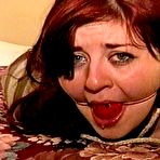 First pic of tied-and-gagged.com | 23 YR OLD REAL ESTATE BROKER IS RING GAGGED, DROOLING, BALL-GAGGED , BANDANNA & SCARF CLEAVE GAGGED HANDGAGGED, STINKY SOCK STUFFED IN MOUTH AND HOG-TIED ON BED (D74-2)