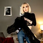 First pic of Tabitha Poison Slim Inked Blonde in Action