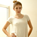 Third pic of Zishy - Blaire Ivory in Black Bodysuit and Handcuffs | Wild Cherries Teen Porn