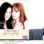 Fourth pic of British Lily and Rose are two bisexual MILFS who have mature lesbian sex on a regular base - Mature.nl