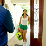 First pic of Penny Barber Cleaning Lady in Action