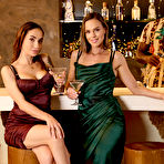 First pic of Malena La Pugliese and Serenity Cox share the bartender's massive shaft