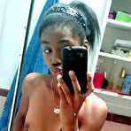 Second pic of Seducing girlfriend teases with black body