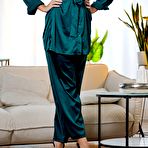 First pic of Aimee Rox Silk Pajamas Met Art - Nude Girls Alert