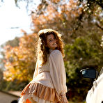 Second pic of Curvy Greta Yarbrough in a Dress