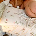 Third pic of Older woman Dimonty has lesbian sex on a bed with a fat lady
