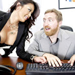 First pic of Ravishing asian office lady Mia Lelani enjoys a hardcore anal plugging