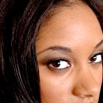 First pic of Hot ebony chick Tyra Moore shows her wide open snatch after baring knockers