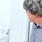 Second pic of Young platinum blonde is sexual intercourse with an old man