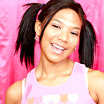 First pic of Young Latina Emy Reyes stripping off lingerie to feel pussy