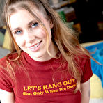 Second pic of Pretty girl strips to her birthday suit prior to engaging in POV sex