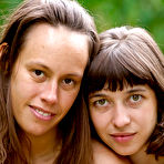 Fourth pic of Skinny girls Lulu and Rosa M experiment with lesbian sex outdoors