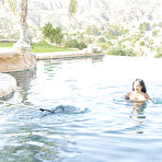 First pic of Hardcore fuck of a hot Latina brunette Kimberly Kendall in a lake