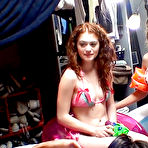 Second pic of Coed Melissa May and girlfriends go girl on girl in dare dorm challenge