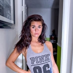 First pic of Hot amatuer strips naked to do laundry and gets spied on by hidden voyeur