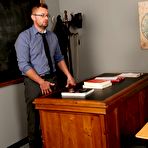 Second pic of Naughty schoolgirl Dawn Riley sheds uniform to pose for teacher masturbation