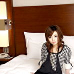 First pic of Beautiful Japanese girl Rui Yazawa finger spreads her pussy in black boots