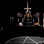 Third pic of Japanese coed Kai Miharu is subjected to the dark arts after being fucked