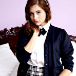 Second pic of Schoolgirl Presley Dawson sports a creampie after POV sex in school clothes