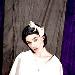 First pic of Solo girl Penny Brooks strips off uniform to expose big pornstar boobs