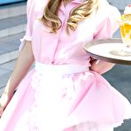 First pic of Hot babe in uniform Lexi Belle has cum all over her face after fucking