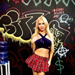 First pic of Blonde student Alix Lynx has POV sex with a large white cock