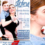 Fourth pic of Sandy Big boobs fucks young Alice Klay - Mature.nl
