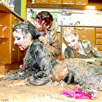 Fourth pic of Seductive fetish babe Carmen Croft is into kinky lesbian party