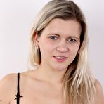 Second pic of Dirty blonde Ester stands straight and narrow before her first nude appearance