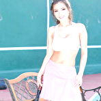 First pic of Big titted babe Yurizan Beltran plays lawn tennis completely naked