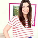 First pic of Horny teen Selenia is stripped naked by stepbrother before riding his cock