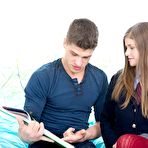 First pic of Sightly teen Lara has hardcore adventure and gets cum on her face