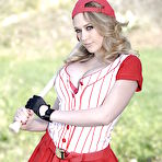 First pic of Gorgeous babe Kagney Linn Karter taking off her sport outfit outdoor