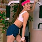 First pic of Assy teenager with pretty face Kristyann is getting naked on cam