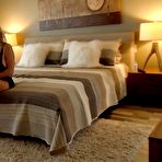 First pic of Close ups of blonde bombshell Sandra Otterson taking a cumshot in mouth