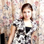 First pic of Kinky housewife with a full bush parks her filthy asshole atop a suction dildo