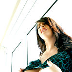 Second pic of Huge breasted Latina MILF Leanne Crow lets amazing tits loose from bra