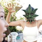 First pic of Four slender beauties are banging in a hot interracial lesbian scene