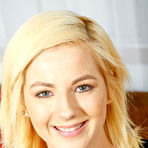 First pic of Blonde girl performs a sexy striptease before pleasuring a cock in POV mode