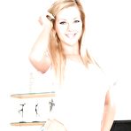 First pic of Teen Bella Rose appears naked and more than needy for some tasty cock