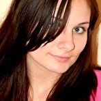 First pic of Amateur chick Corin doffs cute panties to get totally naked in the kitchen